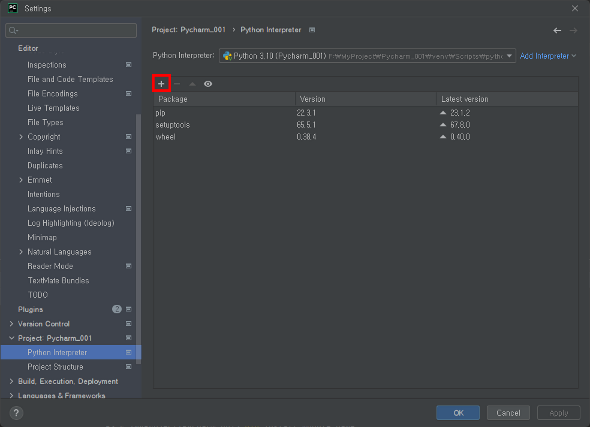 Pycharm Study 001