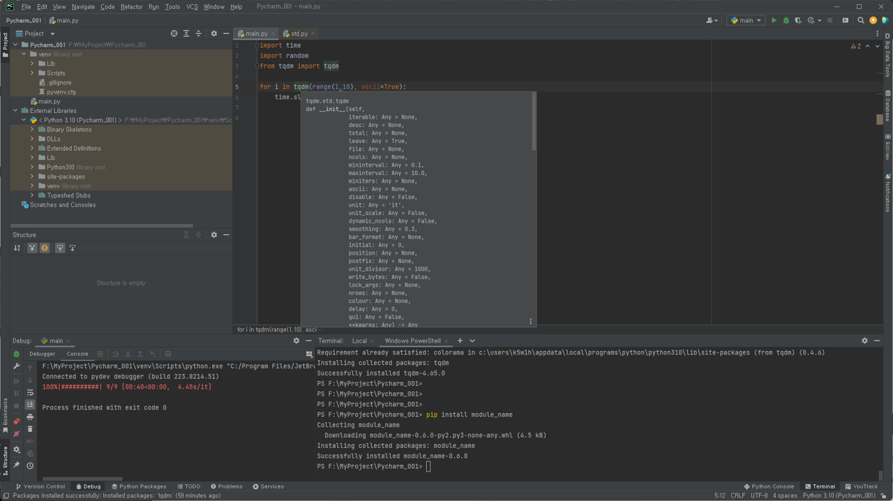 Pycharm Study 002