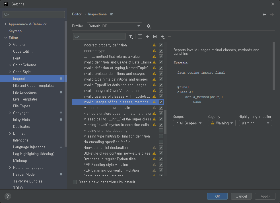 Pycharm Study 003